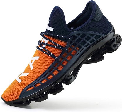 Mens Slip on Road Running Shoes Breathable Lightweight Comfortable Walking Shoes Athletic Gym Tennis Shoes for Men